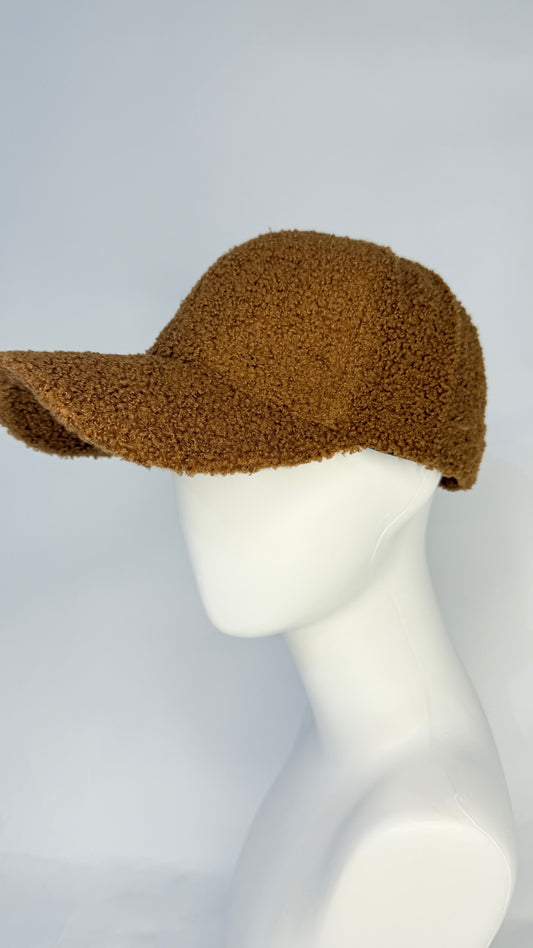 Tan Teddy Cap